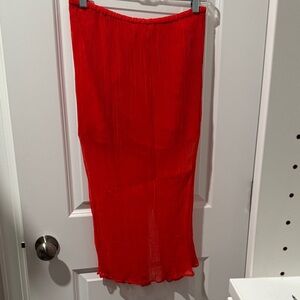 J. Crew Gwynneth Crinkle Slip Skirt